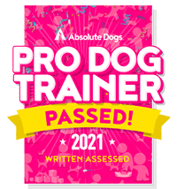 Absolute Dogs Pro Trainer 2021 Badge